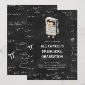 Schattigee Wiskunde Kinder kleuterschool Afstudere Kaart (Voorkant / Achterkant)