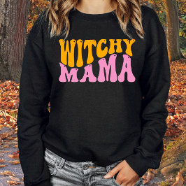 Schattigee Witchy Mama Moeder Heks Halloween Trui