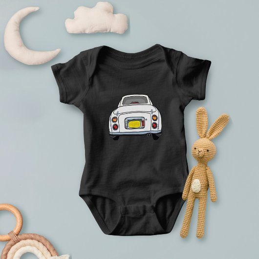 Schattigee witte Figaro Car Figarations Baby Bodys Romper