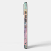 Schattigee witte kat gepersonaliseerd Case-Mate iPhone case (Achterkant / Links)