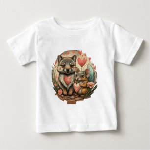 Schattigee wolf puppy en wilde konijn