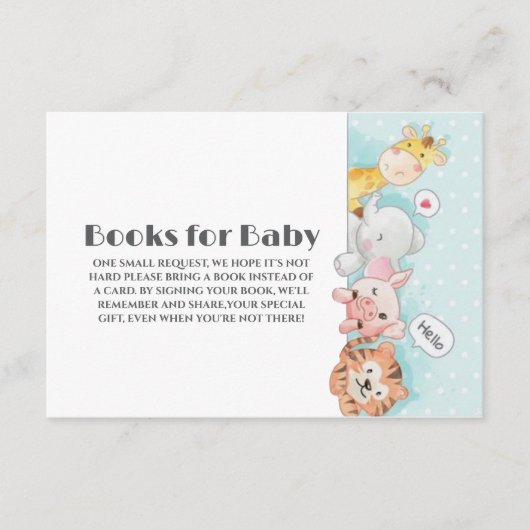 Schattigee Woodland Book Request Enclosure Kaart (Voorkant)