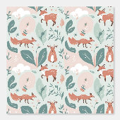 Schattigee Woodland Fox and Deer Forest Peel and S Behang (Voorkant)