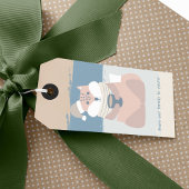 Schattigee Woodland Fox kerstcadeau Labels Cadeaulabel