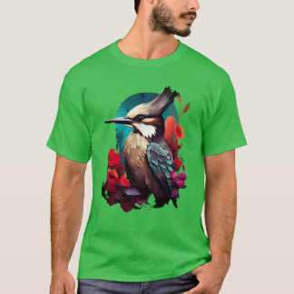 Schattigee Woodpecker Pileated Bird Illustratie vr T-shirt