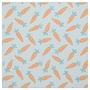 Schattigee Wortelen op lichtblauw Stof