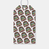 Schattigee Xmas Gingerbread House Ugly Christmas S Cadeaulabel (Achterkant)