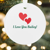 Schattigee Yorkie Dog Pine Tree Waterverf Kerst Ornament