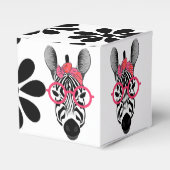 Schattigee Zebra Bedankdoosjes (Voorkant Zijde)