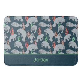 Schattigee zeehondenpatronen badmat