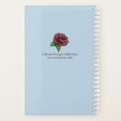 Schattigee zoete blauwe vlinders planner (Achterkant)