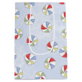 Schattigee Zomer Waterverf Pool Pattern Medium Cadeauzakje (Achterkant)