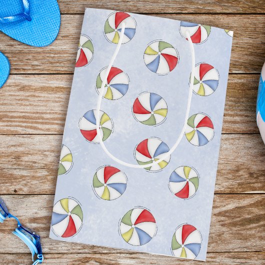 Schattigee Zomer Waterverf Pool Pattern Medium Cadeauzakje