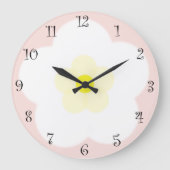 Schattigee zomerdaisy bloemblaadjesgradiënt Verjaa Grote Klok (Voorkant)