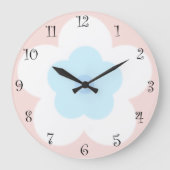 Schattigee zomerdaisy bloemblaadjesgradiënt Verjaa Grote Klok (Voorkant)