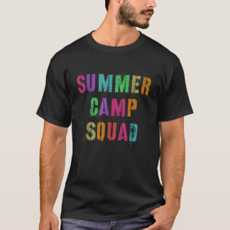 Schattigee ZOMERKAMP SQUAD Vrienden Besties Teken  T-shirt