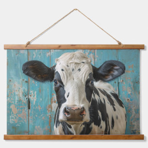 Schattigee Zuivel Koe Boerderij Schilderij Hangend Wandkleed