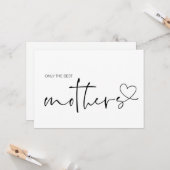 Schattigee zwangerschap onthult moeder die we verw kaart (Voorkant / Achterkant in situ)