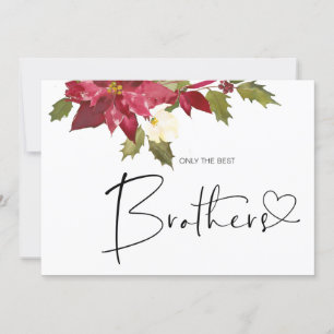 Schattigee zwangerschap onthult nieuwe baby kerst kaart