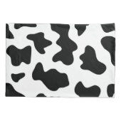 Schattigee zwart-wit boerderij dierlijke koe print kussensloop (Achterkant-Links)