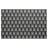 Schattigee zwart-witte Schnauzer Stof (Yard (91,4 cm))