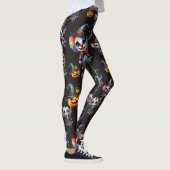 Schattigee zwarte Halloween Leggings (Rechts)