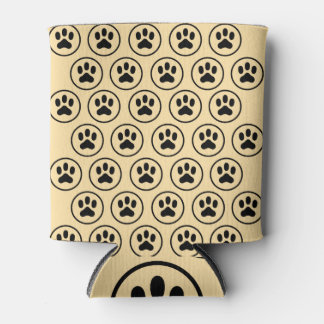 Schattigee zwarte hondenpootafdrukken - Pet Lover  Blikjeskoeler