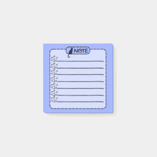 Schattigee zwarte kat gepersonaliseerde post-it no post-it® notes