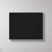 Schattigee zwarte kat Halloween pompoen oversized  Canvas Afdruk (Voorkant)