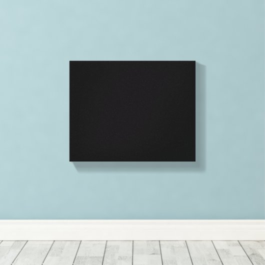 Schattigee zwarte kat Halloween pompoen oversized  Canvas Afdruk (Insitu (Houten vloer))