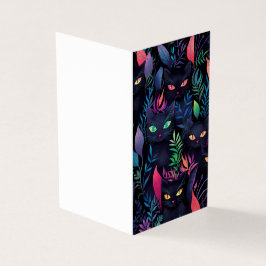 Schattigee Zwarte Kat Kaart