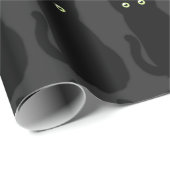 Schattigee Zwarte kat kitten spooktacular fun clas Cadeaupapier (Rol Hoek)