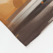 Schattigee Zwarte Kat Waterverf Kunst Fleece Deken (Hoek)