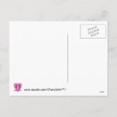 Schattigee Zwarte Kitten Kerstkous Briefkaarten (Achterkant)