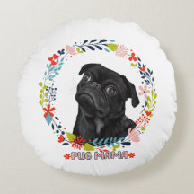 Schattigee zwarte mopshond - Pug Mama