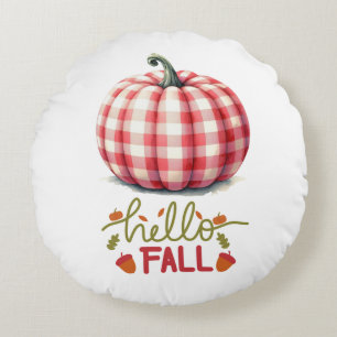 Schattigeste hallo herfst plaid pompoen rond kussen