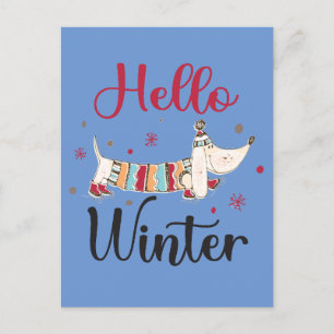 Schattigeste Hallo hond Briefkaart