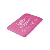 Schattigeste Hallo roze Badmat (Gekanteld)