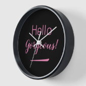 Schattigeste Hallo Roze & Zwart (Hoek)