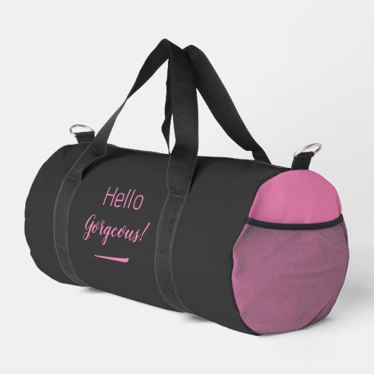 Schattigeste Hallo Roze & Zwart Plunjezak (Rechterhoek)