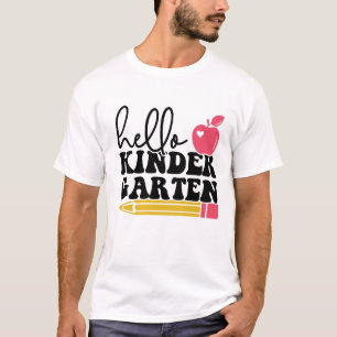 Schattigeste Hallo terug naar school T-shirt