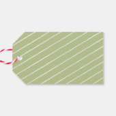 Schattigeste Prettige feestdagen kerstboom Cadeaulabel (Achterkant Horizontaal)