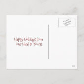 Schattigeste Prettige feestdagen Paard Herd (Achterkant)