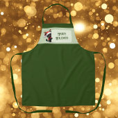 Schattigeste Prettige feestdagen Schort Kerstkat -