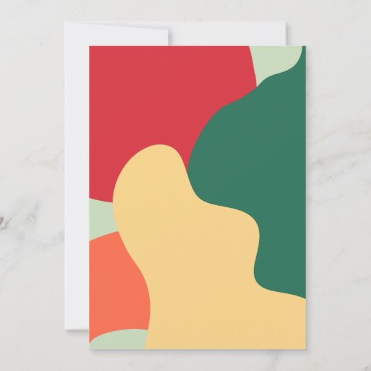 Schattigeste Prettige feestdagen Whimsical Feestdagenkaart (Achterkant)