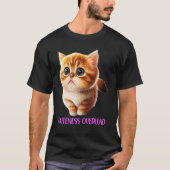 schattigheid overload schattig kat kitten mooi t-shirt (Voorkant)
