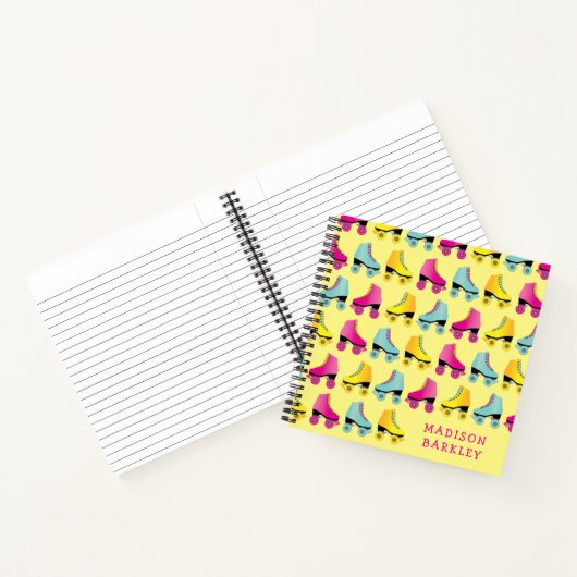 Schatting van het Kind van het Schaats van Rollers Notitieboek (Binnen)