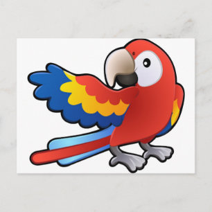 schatvriendelijke Macaw Parrot Briefkaart