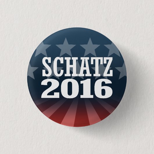 Schatz - Brian Schatz 2016 Ronde Button 3,2 Cm (Voorkant)