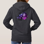 SCHD FRONT BIKE, TERUG SKULL HOODIE (Achterkant)